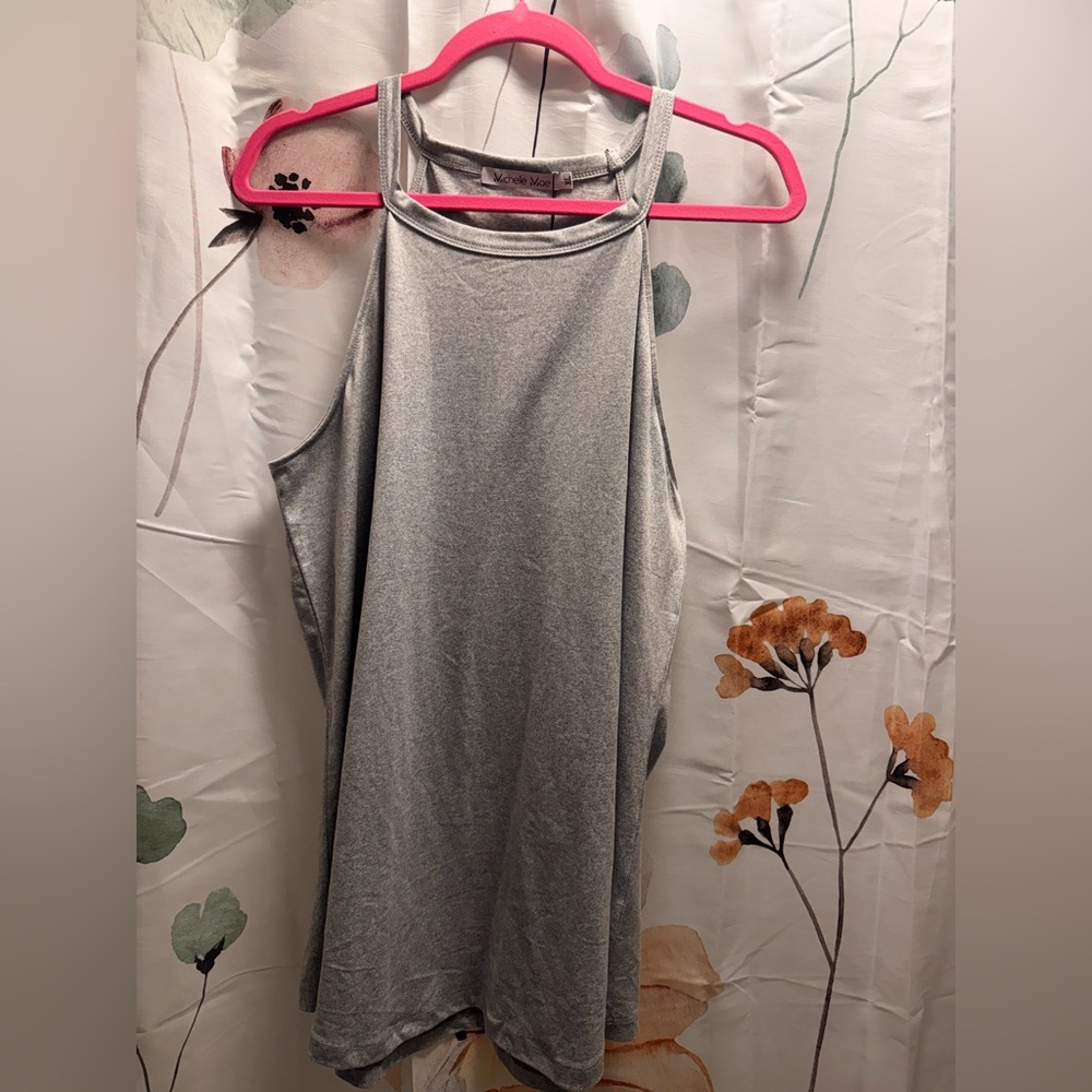 Michelle Mae Heather Gray Tank Top
